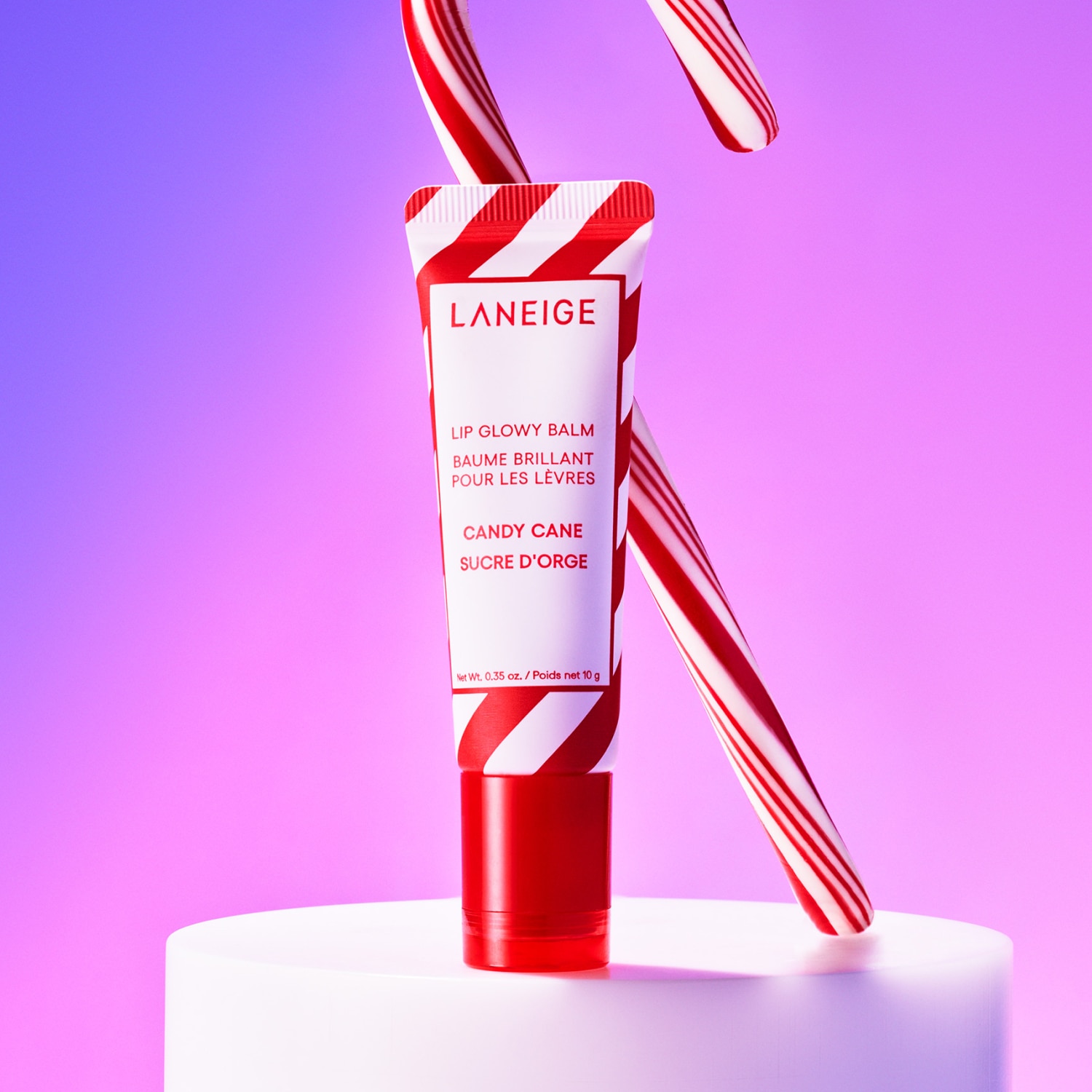 LIP GLOWY BALM CANDY CANE (BÁLSAMO PARA LABIOS)